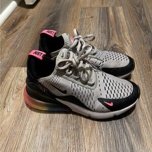 Nike Air Max 270 Gray with Pink Highlights